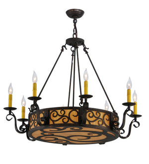 Meyda Tiffany - 115165 - 11 Light Chandelier - Delano - Cajun Spice