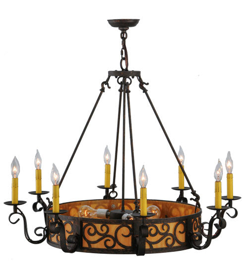 Meyda Tiffany - 115165 - 11 Light Chandelier - Delano - Cajun Spice