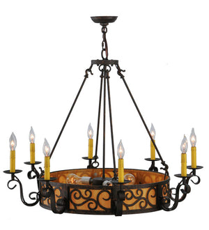 Meyda Tiffany - 115165 - 11 Light Chandelier - Delano - Cajun Spice