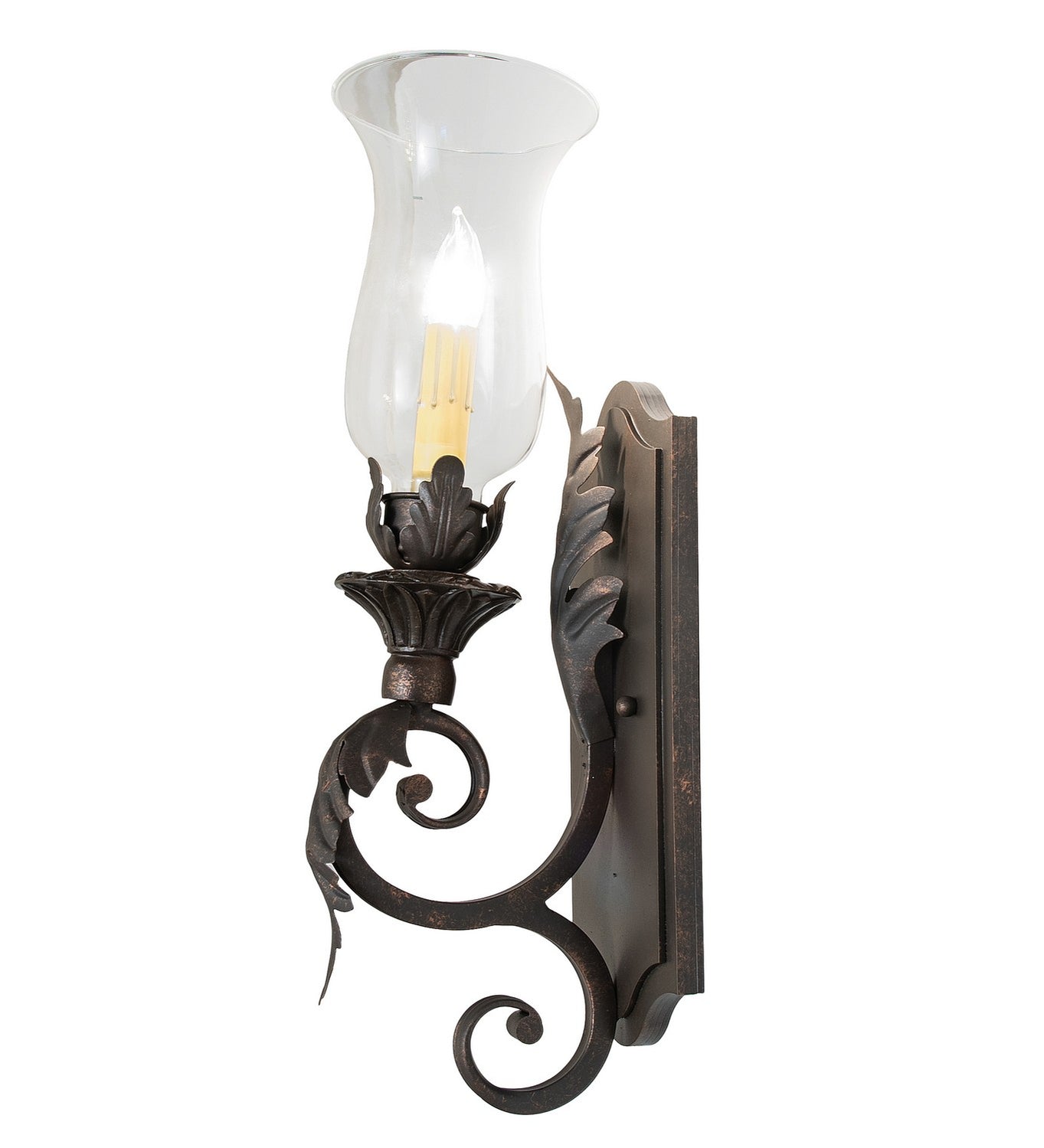 Meyda Tiffany - 120150 - One Light Wall Sconce - Vianne - Gilded Tobacco