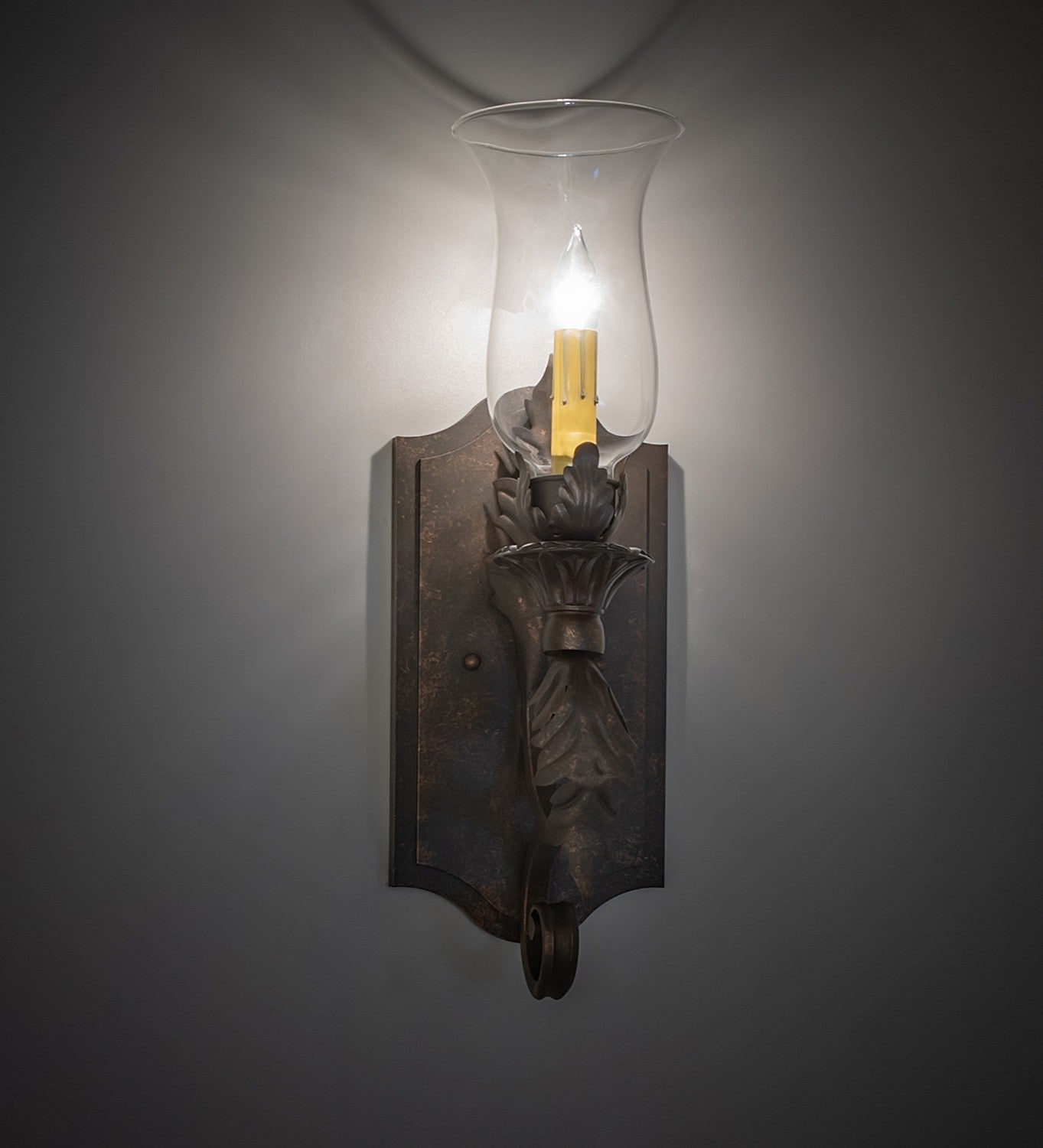 Meyda Tiffany - 120150 - One Light Wall Sconce - Vianne - Gilded Tobacco