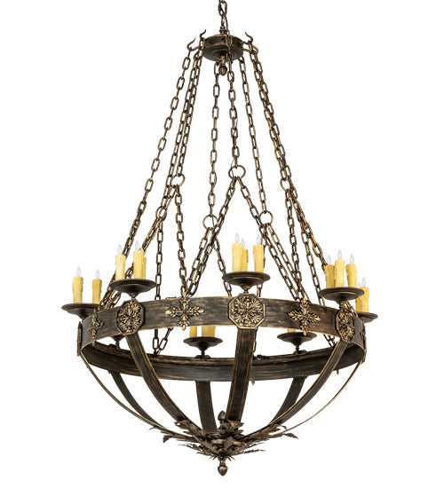 Meyda Tiffany - 212739 - 24 Light Chandelier - Neapolis - Florentine Gold