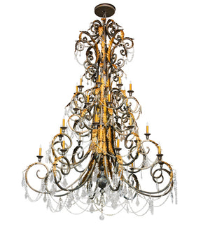 Meyda Tiffany - 213272 - 32 Light Chandelier - Serratina - French Bronze