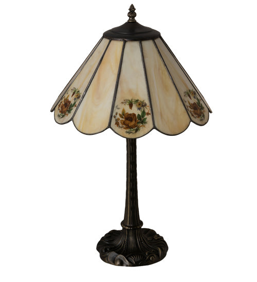 Meyda Tiffany - 218828 - One Light Table Lamp - Roses