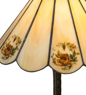 Meyda Tiffany - 218828 - One Light Table Lamp - Roses