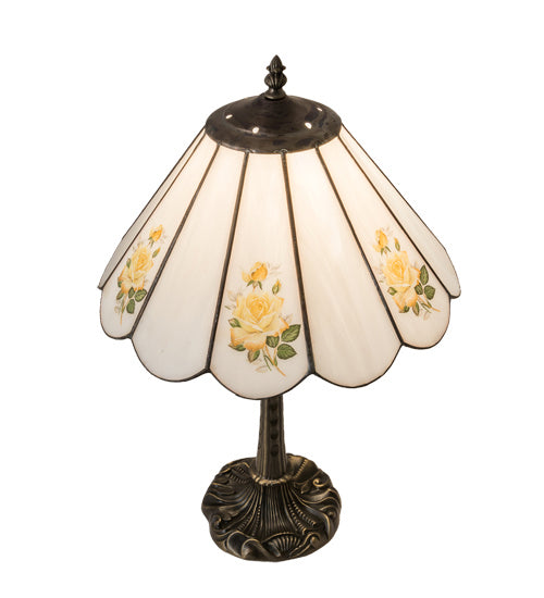 Meyda Tiffany - 218829 - One Light Table Lamp - Roses