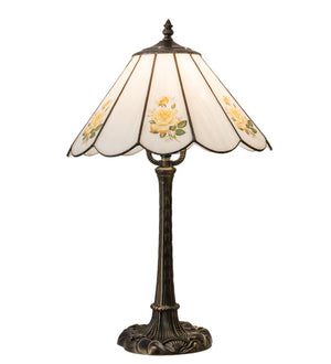 Meyda Tiffany - 218829 - One Light Table Lamp - Roses