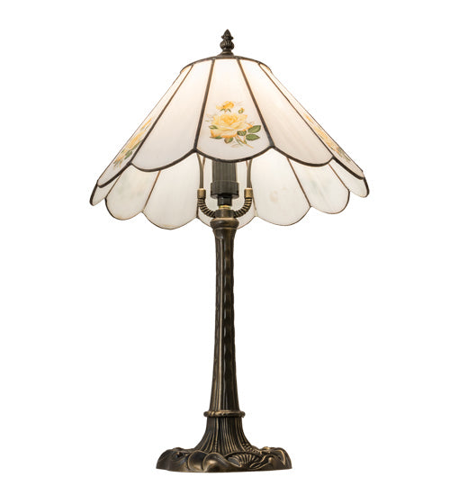 Meyda Tiffany - 218829 - One Light Table Lamp - Roses