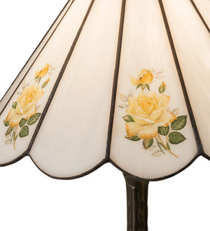 Meyda Tiffany - 218829 - One Light Table Lamp - Roses