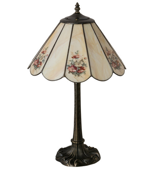 Meyda Tiffany - 218834 - One Light Table Lamp - Pansies