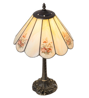 Meyda Tiffany - 218834 - One Light Table Lamp - Pansies