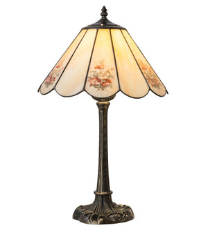 Meyda Tiffany - 218834 - One Light Table Lamp - Pansies