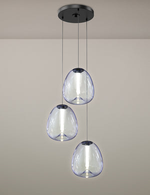 Sonneman - 3074.25 - LED Pendant - Mela - Satin Black