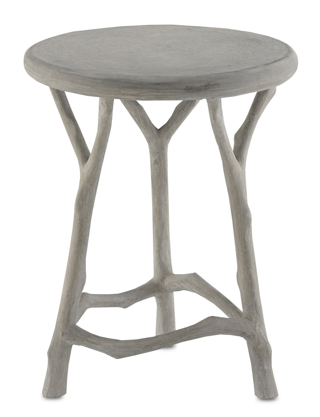 Currey and Company - 2000-0020 - Table/Stool - Hidcote - Portland/Faux Bois