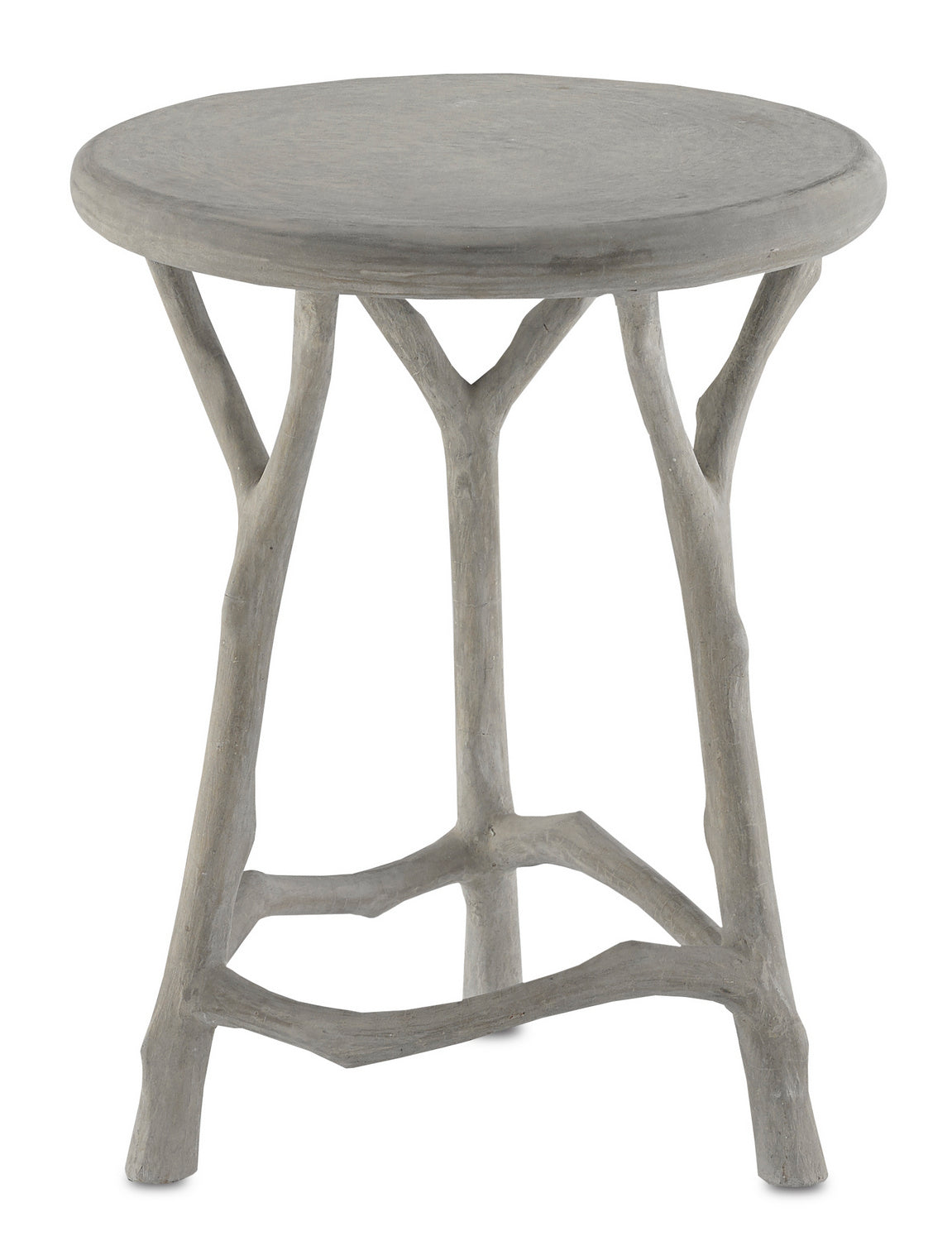 Currey and Company - 2000-0020 - Table/Stool - Hidcote - Portland/Faux Bois