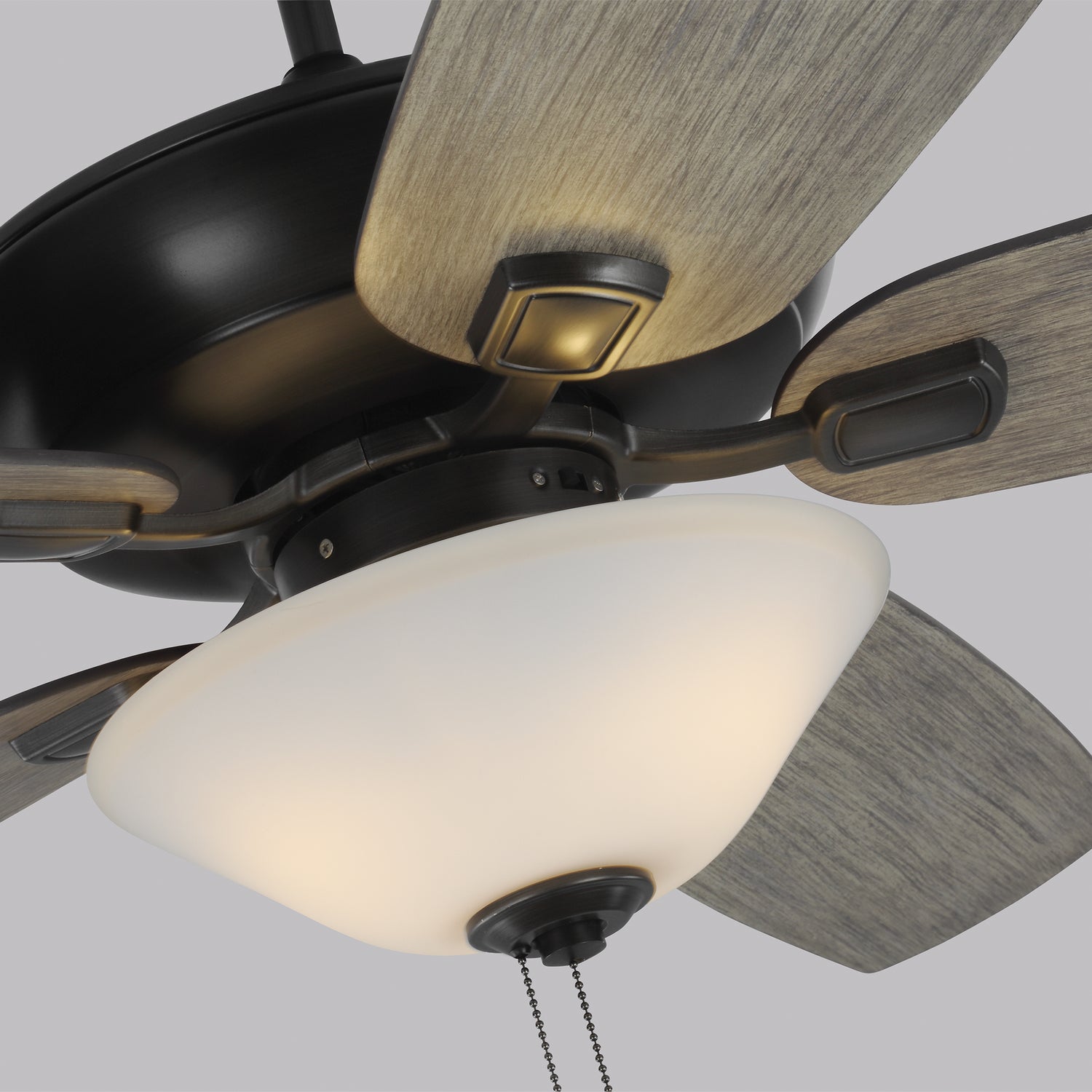 Generation Lighting. - 5CSM60AGPD-V1 - 60"Ceiling Fan - Colony - Aged Pewter