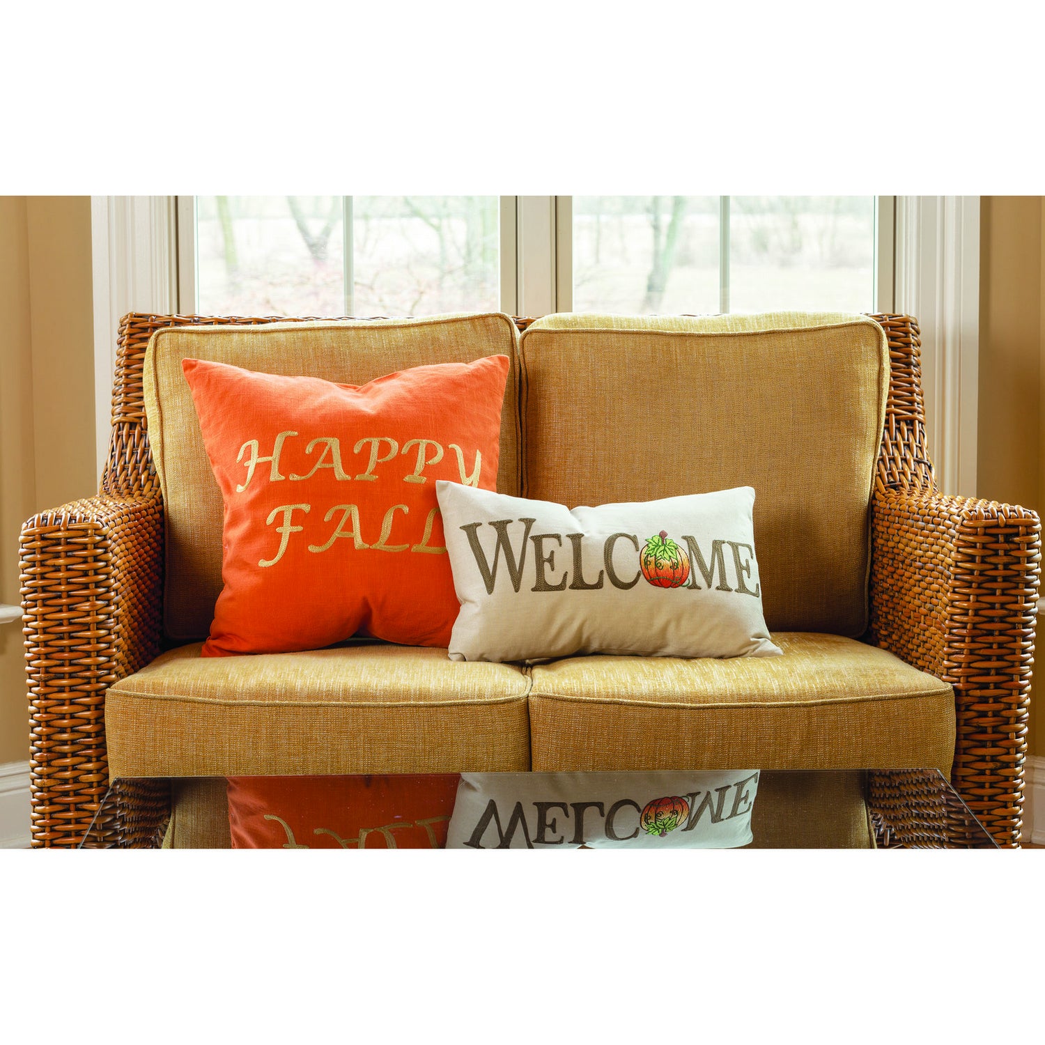 ELK Home - 907432 - Pillow - Happy Fall - Orange