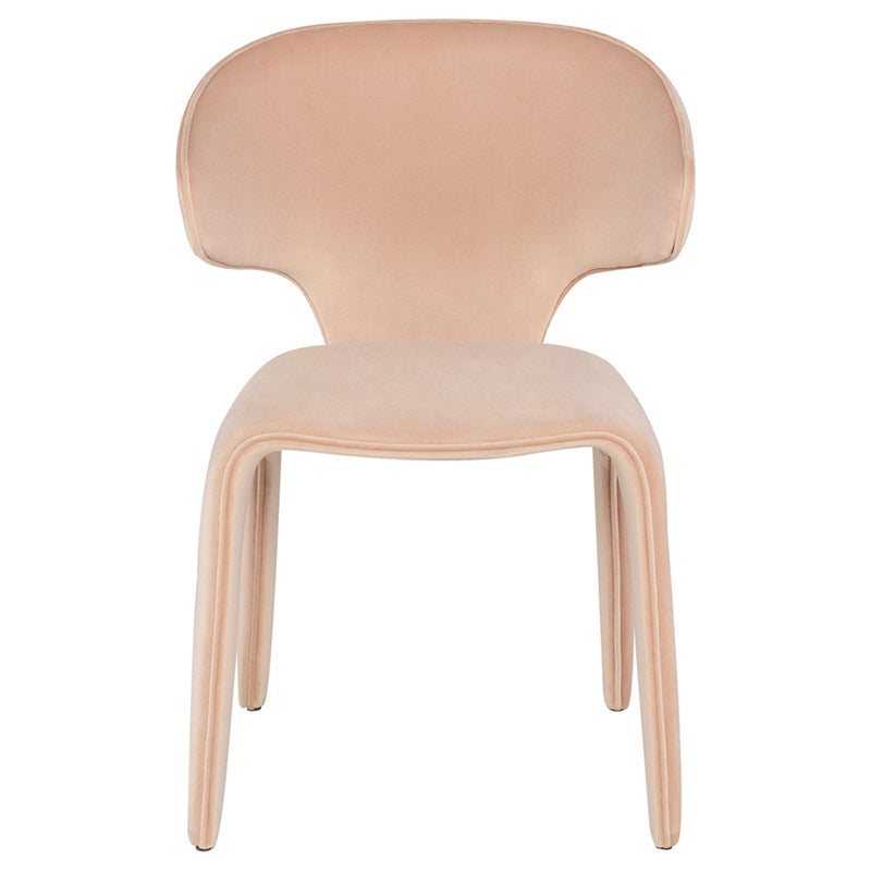 Nuevo - HGNE166 - Dining Chair - Bandi - Peach Velour