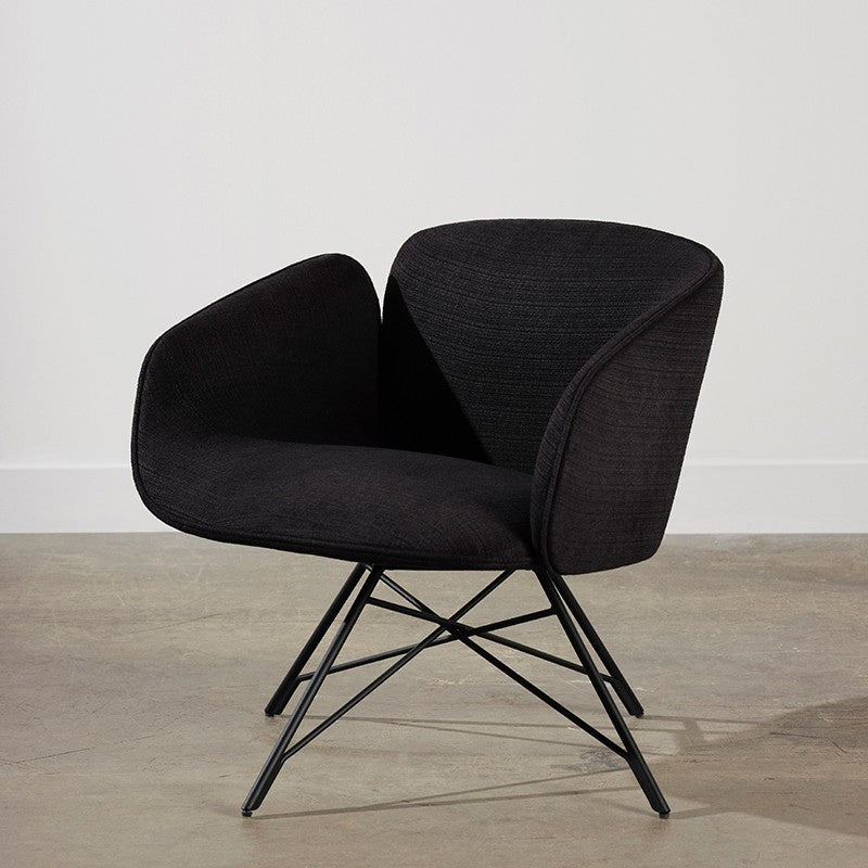 Nuevo - HGNE221 - Occasional Chair - Doppio - Coal