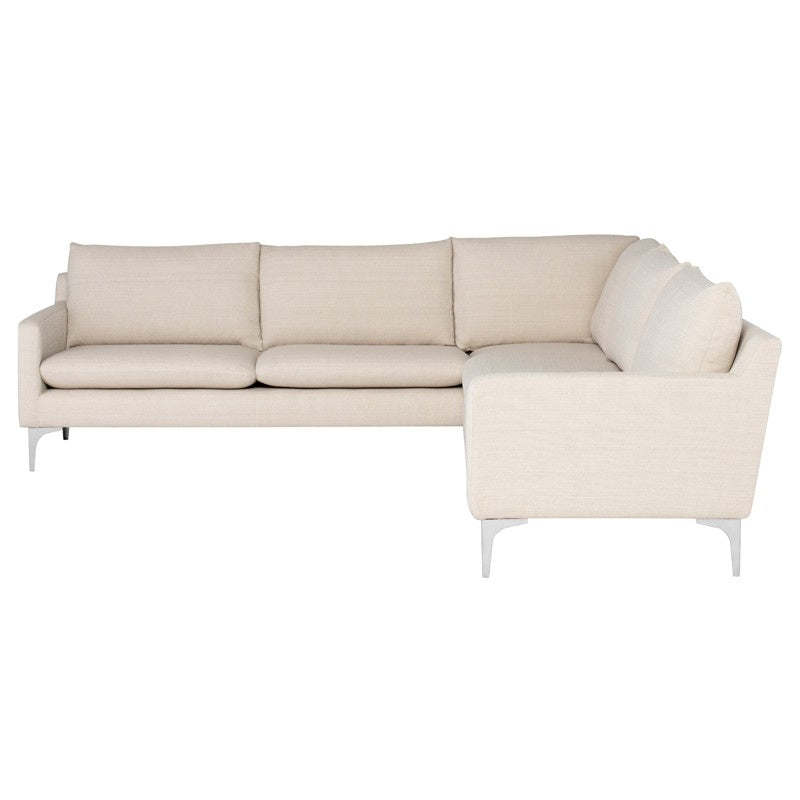 Nuevo - HGSC668 - L Sectional - Anders - Sand