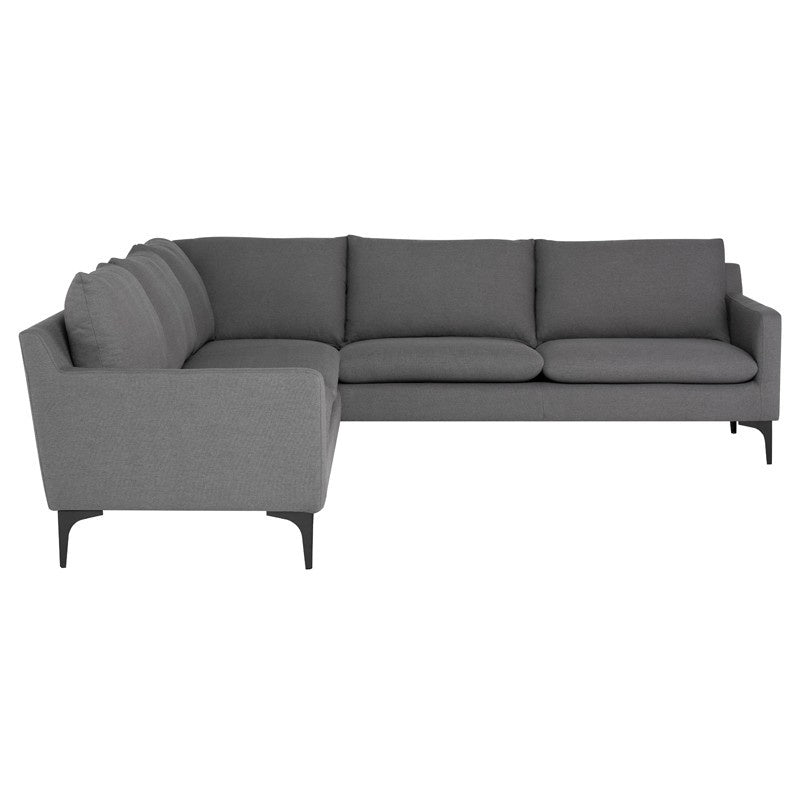 Nuevo - HGSC669 - L Sectional - Anders - Slate Grey