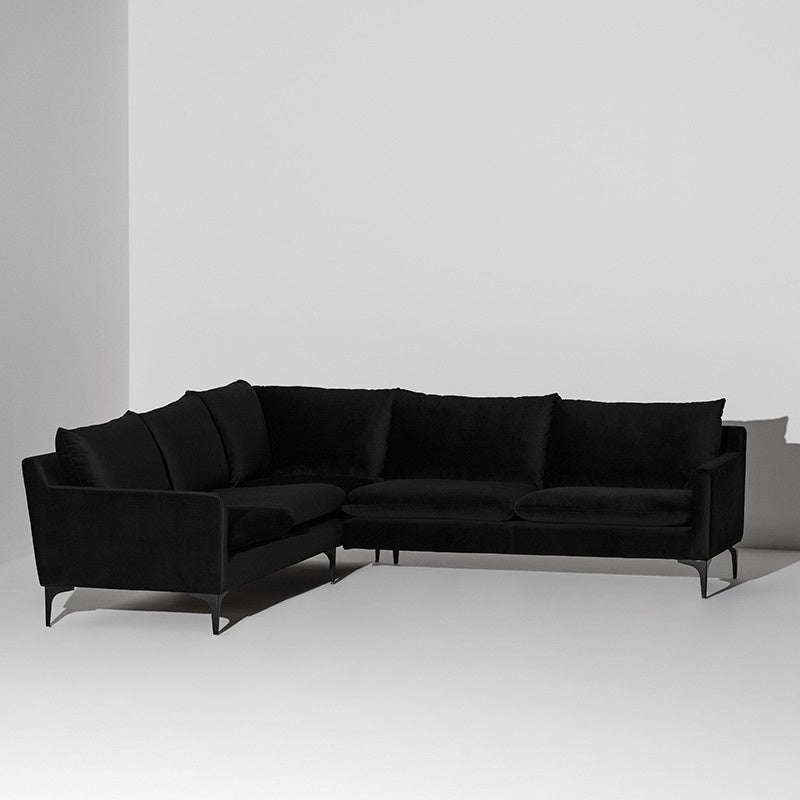 Nuevo - HGSC679 - L Sectional - Anders - Black