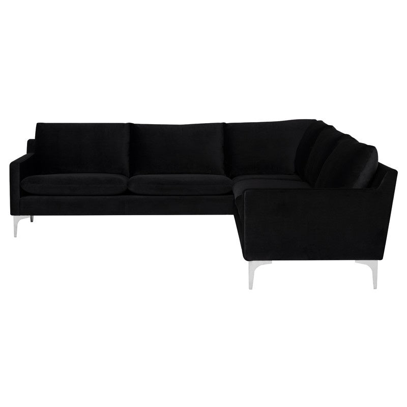 Nuevo - HGSC680 - L Sectional - Anders - Black