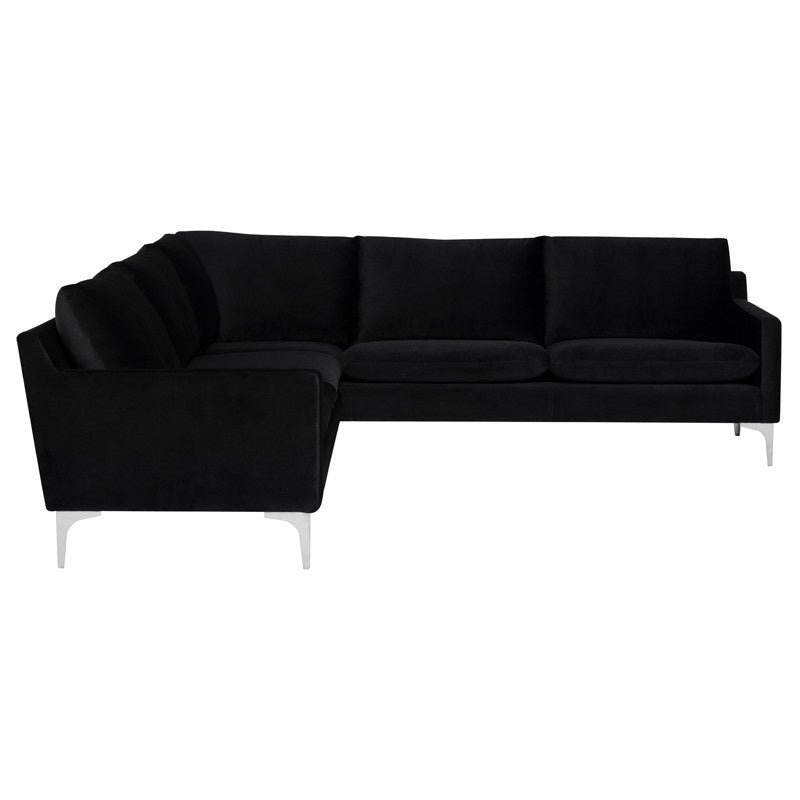 Nuevo - HGSC680 - L Sectional - Anders - Black