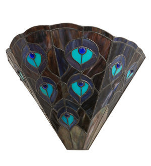 Meyda Tiffany - 119280 - Two Light Wall Sconce - Peacock - Crystal