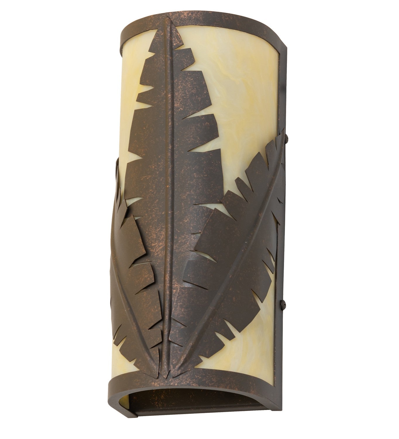 Meyda Tiffany - 146549 - Two Light Wall Sconce - Tiki - Gilded Tobacco