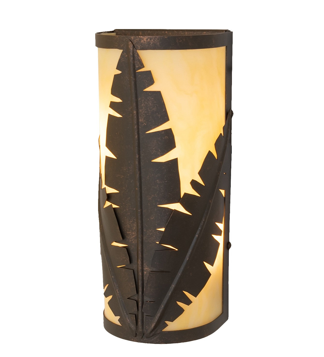 Meyda Tiffany - 146549 - Two Light Wall Sconce - Tiki - Gilded Tobacco