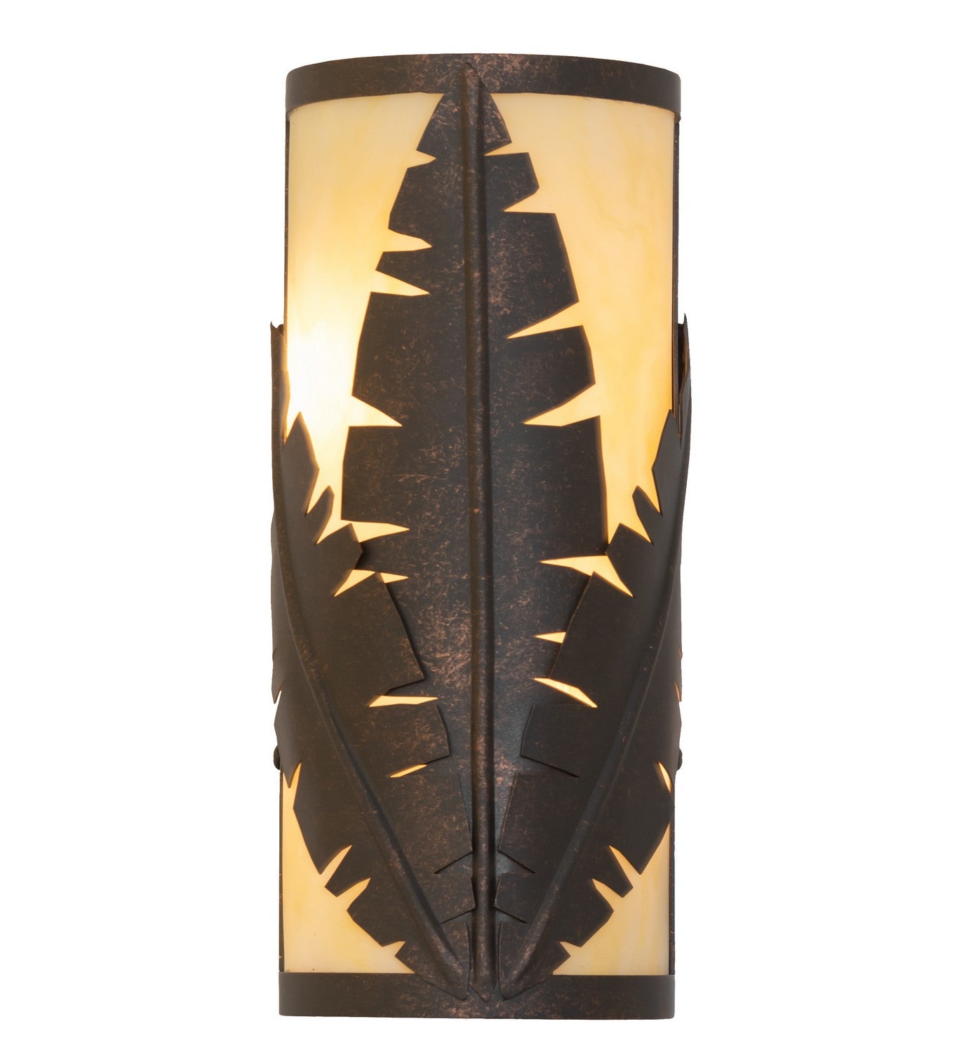 Meyda Tiffany - 146549 - Two Light Wall Sconce - Tiki - Gilded Tobacco