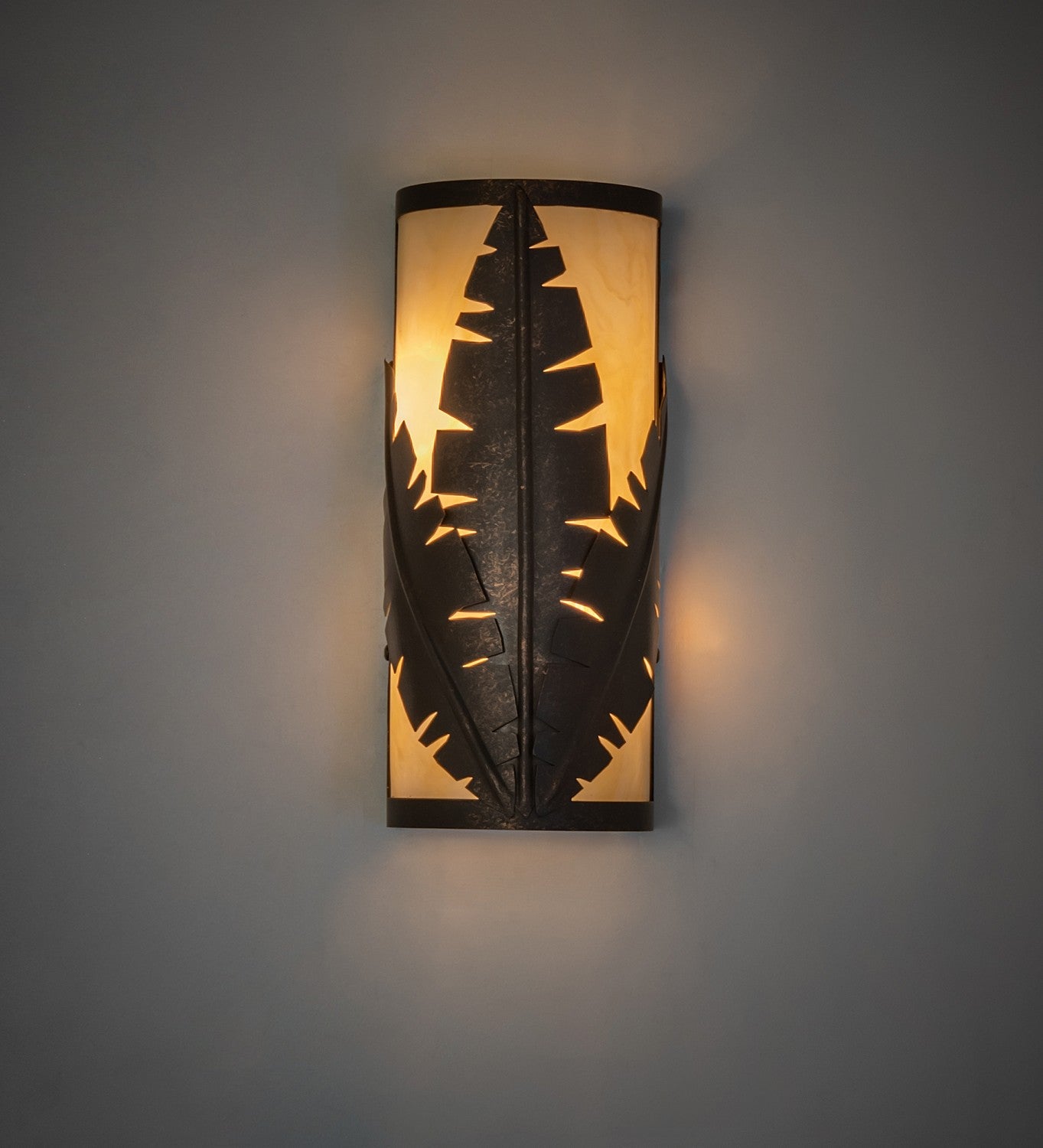 Meyda Tiffany - 146549 - Two Light Wall Sconce - Tiki - Gilded Tobacco