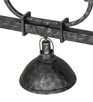 Meyda Tiffany - 203455 - Three Light Pendant - Melrose Barlett - Smoke And Anthracite