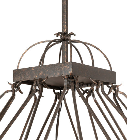 Meyda Tiffany - 205649 - 12 Light Chandelier - Retreat - Gilded Tobacco