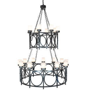 Meyda Tiffany - 214838 - 20 Light Chandelier - Porta - Charcoal Gray