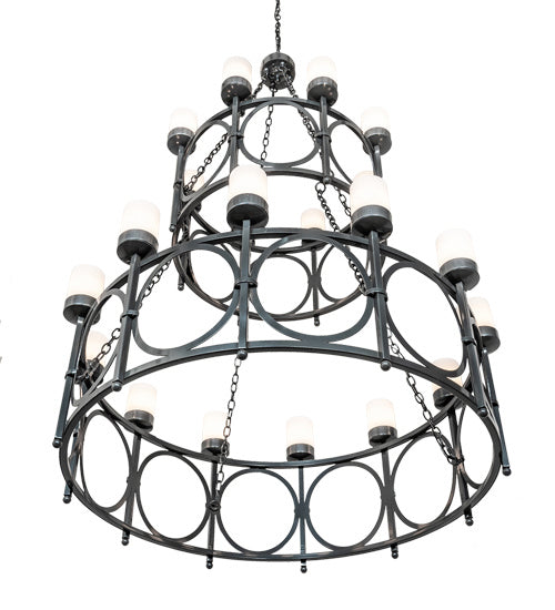 Meyda Tiffany - 214838 - 20 Light Chandelier - Porta - Charcoal Gray