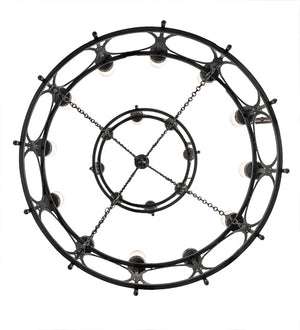 Meyda Tiffany - 214838 - 20 Light Chandelier - Porta - Charcoal Gray