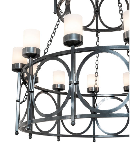 Meyda Tiffany - 214838 - 20 Light Chandelier - Porta - Charcoal Gray