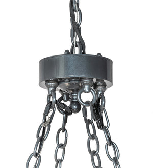 Meyda Tiffany - 214838 - 20 Light Chandelier - Porta - Charcoal Gray