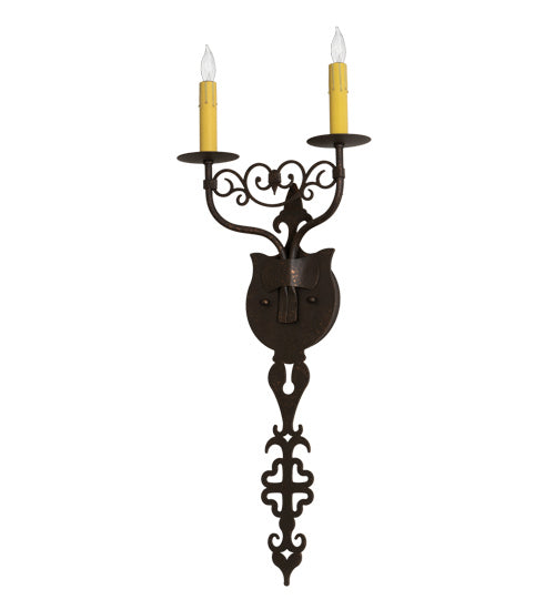 Meyda Tiffany - 216338 - Two Light Wall Sconce - Merano - Gilded Tobacco