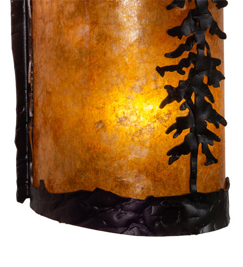 Meyda Tiffany - 217915 - Two Light Wall Sconce - Tall Pines - Mahogany Bronze