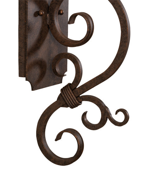 Meyda Tiffany - 218111 - One Light Wall Sconce - Thierry - Antique Rust