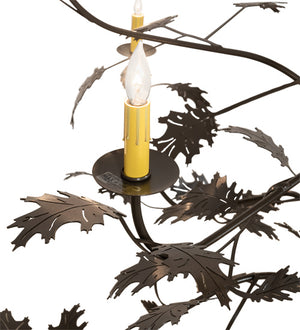 Meyda Tiffany - 218561 - 15 Light Chandelier - Oak Leaf - Timeless Bronze