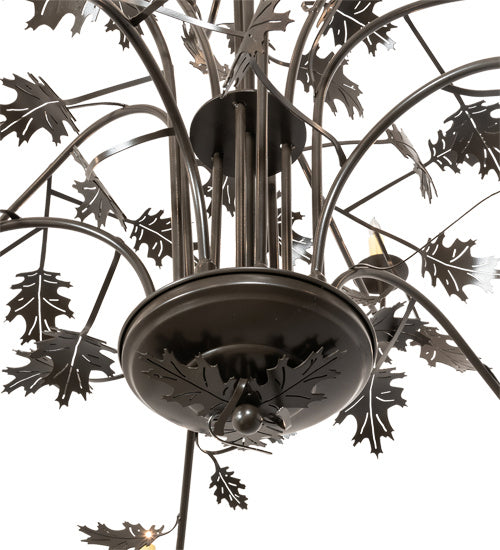 Meyda Tiffany - 218561 - 15 Light Chandelier - Oak Leaf - Timeless Bronze