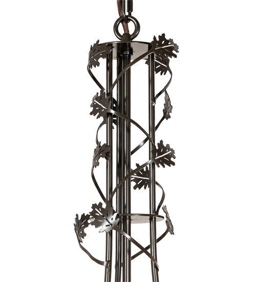 Meyda Tiffany - 218561 - 15 Light Chandelier - Oak Leaf - Timeless Bronze