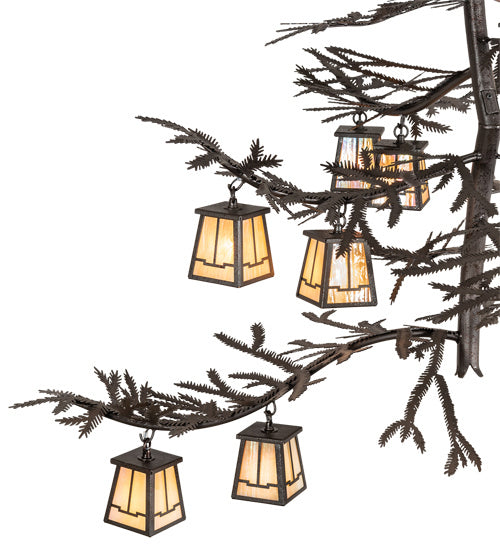 Meyda Tiffany - 218578 - 12 Light Chandelier - Pine Branch - Copper Rust