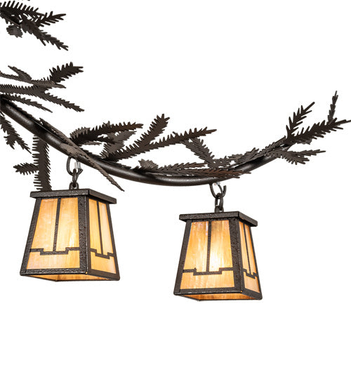 Meyda Tiffany - 218578 - 12 Light Chandelier - Pine Branch - Copper Rust