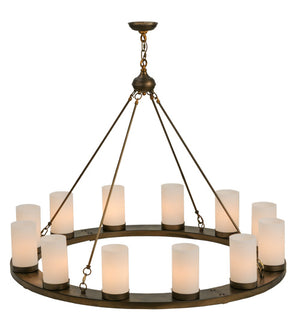 Meyda Tiffany - 220081 - 12 Light Chandelier - Loxley - Antique Copper