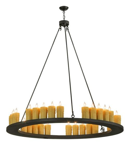 2nd Avenue - 50558-1 - 30 Light Chandelier - Deina - Wrought Iron